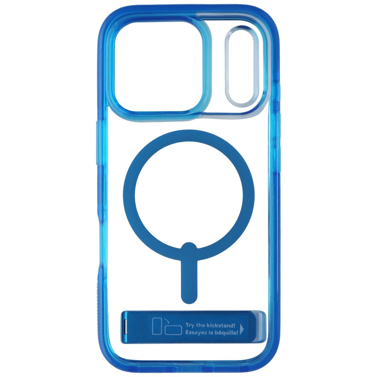 ZAGG Santa Cruz Snap Case with Kickstand for MagSafe for iPhone 17 Pro - Blue - New