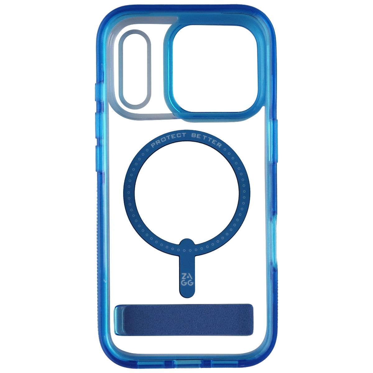 ZAGG Santa Cruz Snap Case with Kickstand for MagSafe for iPhone 17 Pro - Blue - New