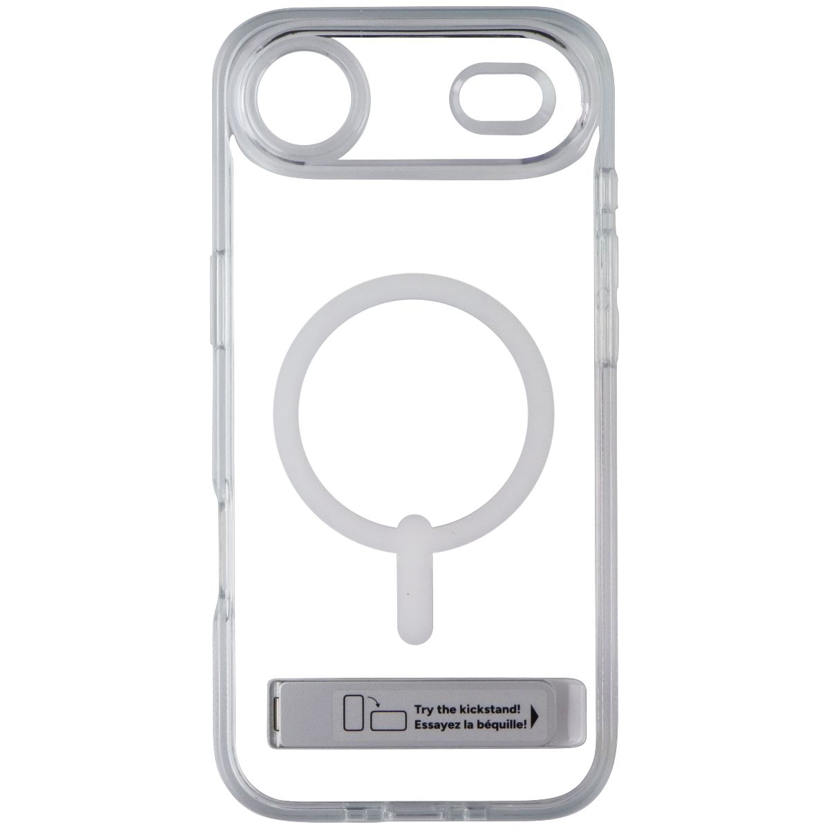 ZAGG Crystal Palace Snap Kickstand Case for MagSafe for iPhone 17 Air - Clear - New