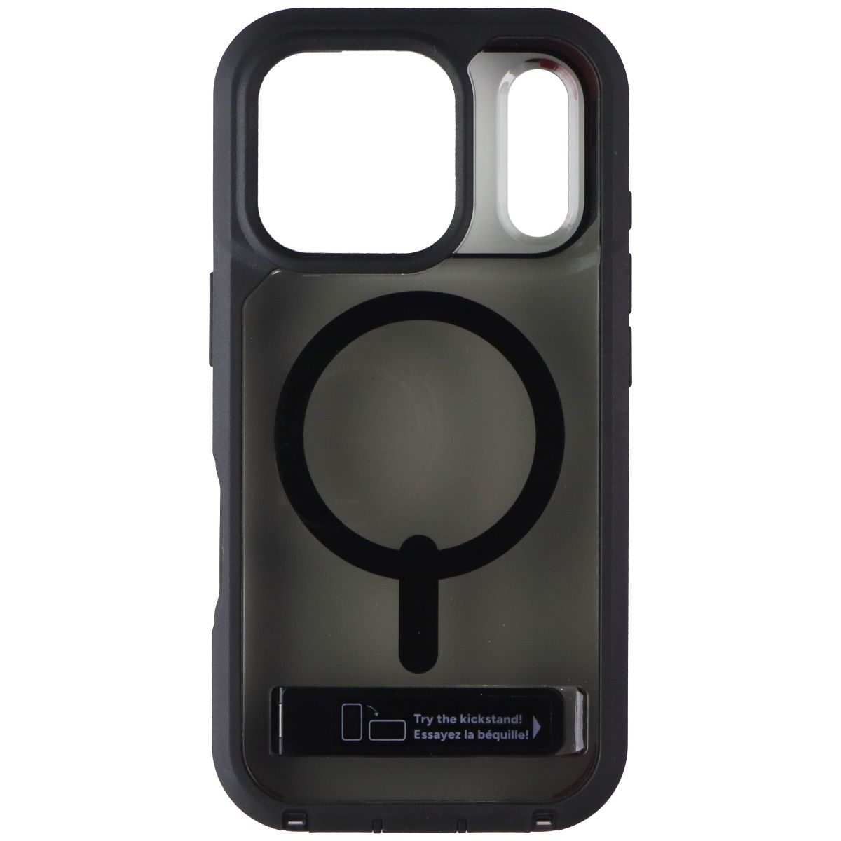 ZAGG Rainier Case with Kickstand for MagSafe for Apple iPhone 17 Pro - Smoke - New