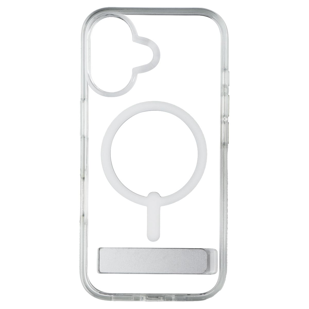 ZAGG Crystal Palace Snap Kickstand Case for MagSafe for Apple iPhone 16 - Clear - New