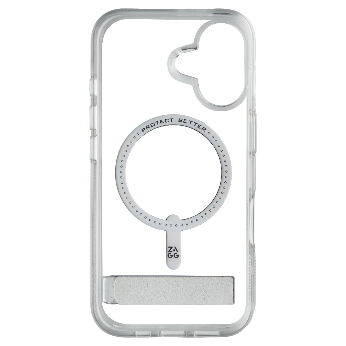 ZAGG Crystal Palace Snap Kickstand Case for MagSafe for Apple iPhone 16 - Clear - New
