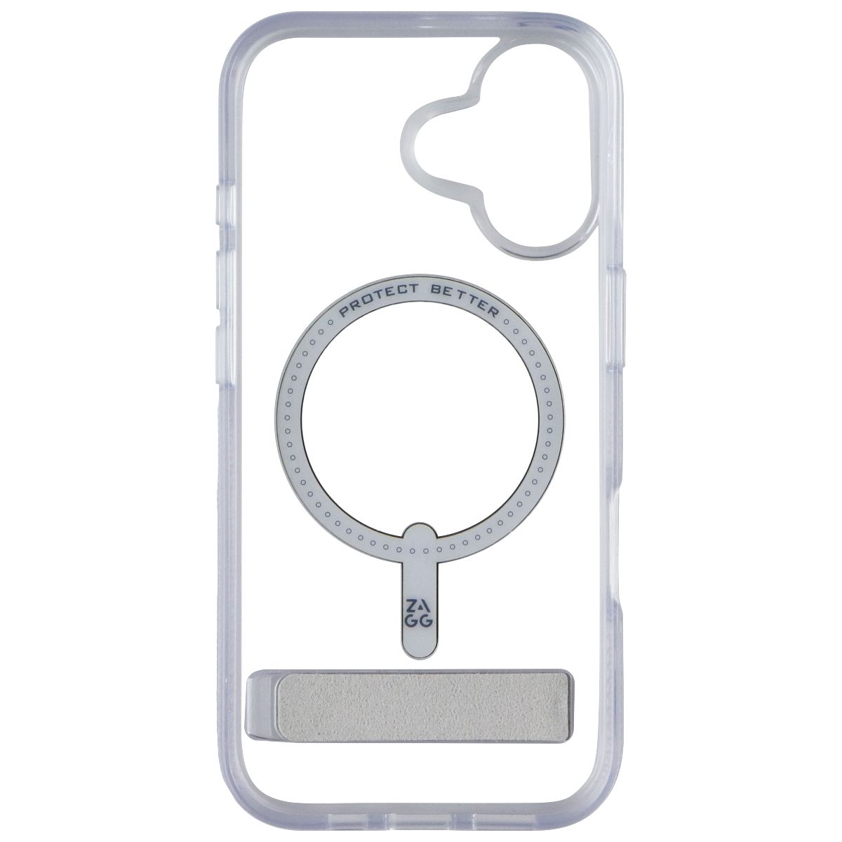 ZAGG Crystal Palace Snap Case with Kickstand for MagSafe for iPhone 17 - Clear - New