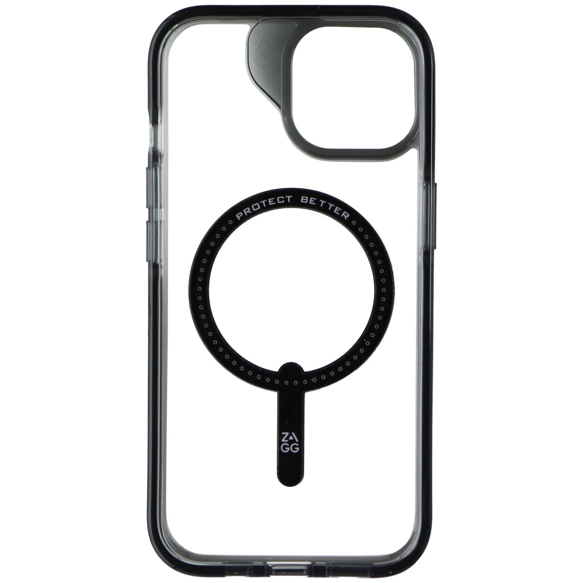 Zagg Santa Cruz Snap Case for MagSafe for iPhone 15 / 14 / 13 - Clear / Black - New