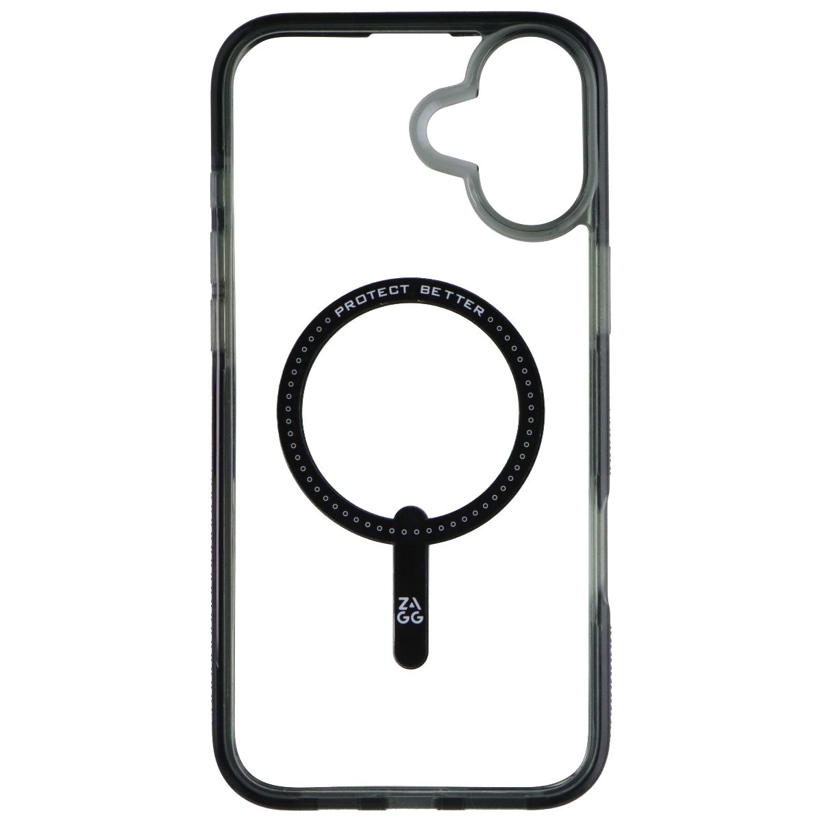 ZAGG Santa Cruz Snap Case for MagSafe for Apple iPhone 16 Plus - Clear/Black - New