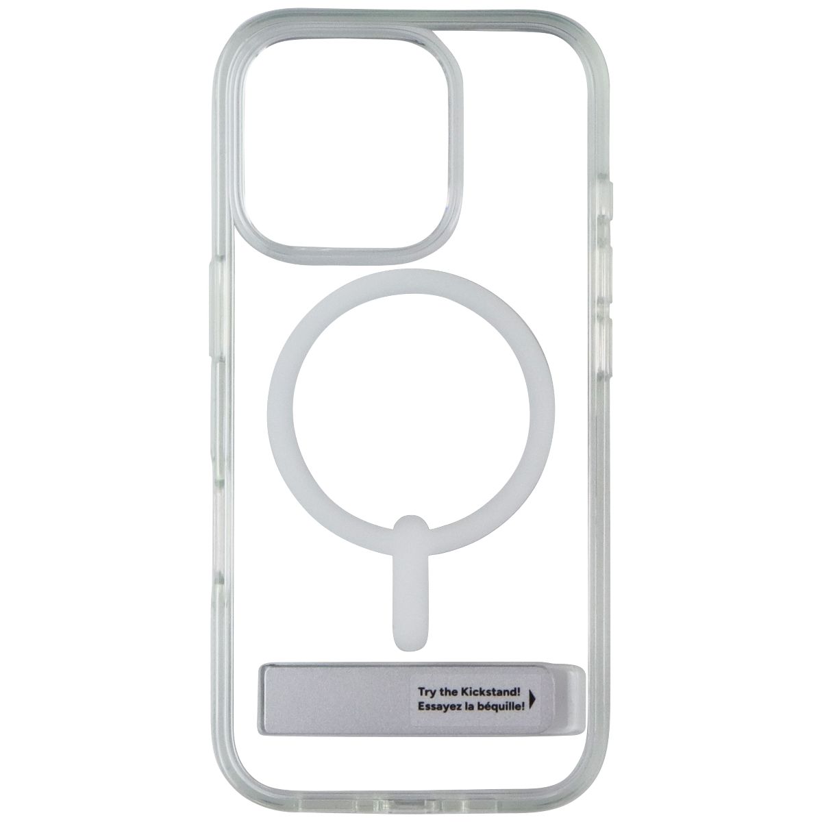 ZAGG Crystal Palace Snap Kickstand Case for MagSafe for iPhone 16 Pro - Clear - New