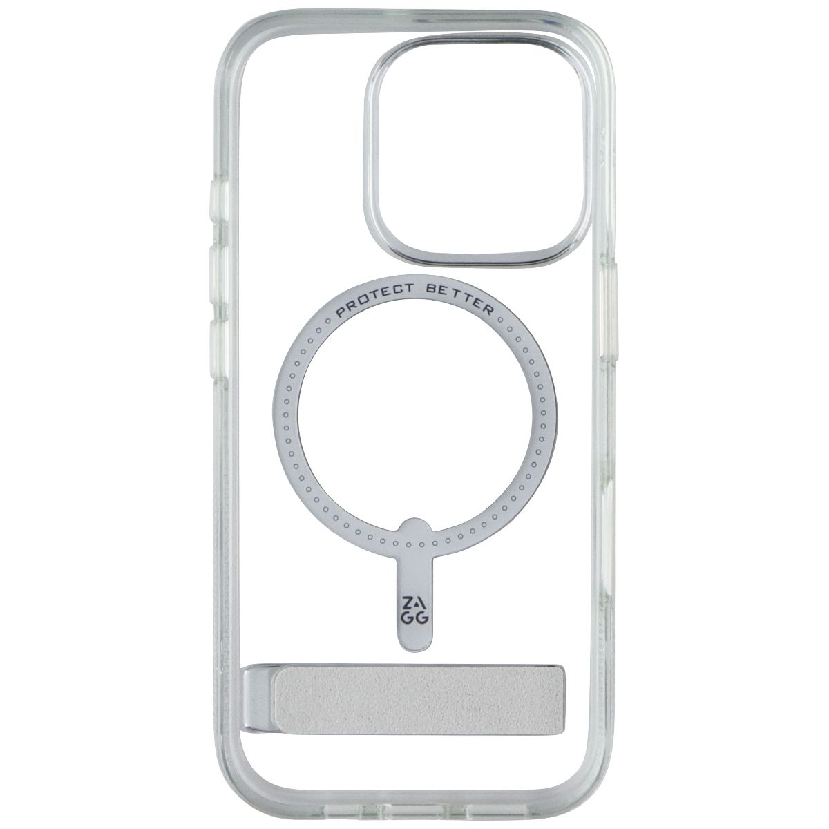 ZAGG Crystal Palace Snap Kickstand Case for MagSafe for iPhone 16 Pro - Clear - New