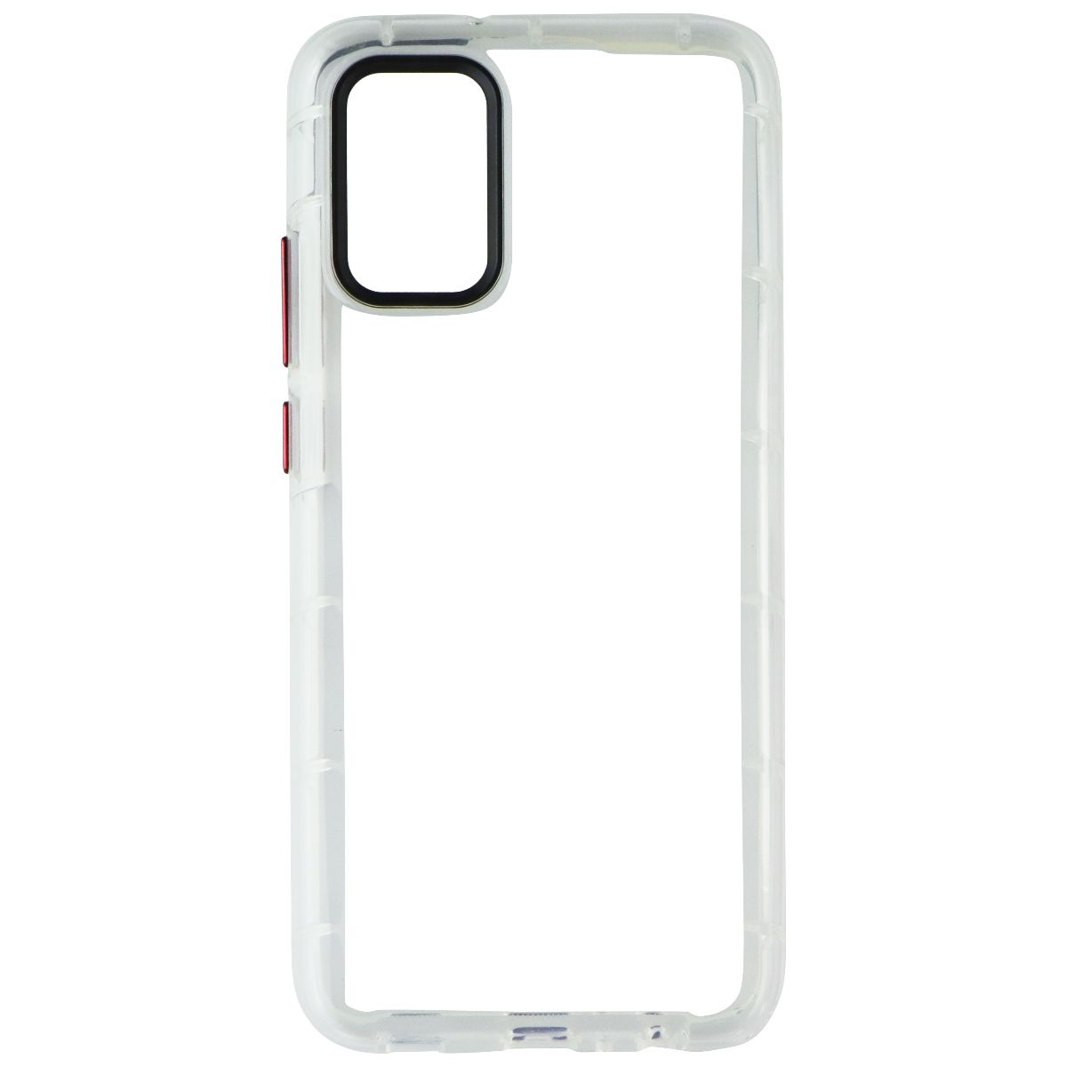 Zizo Surge Series Case w/ Customizable Buttons for Samsung Galaxy A02s - Clear - New