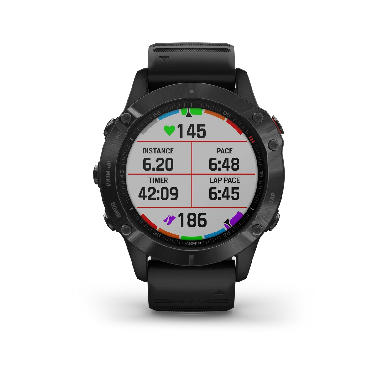 Garmin - fēnix 6 Pro GPS Smartwatch 47mm Fiber-Reinforced Polymer - Black (010-02158-01)