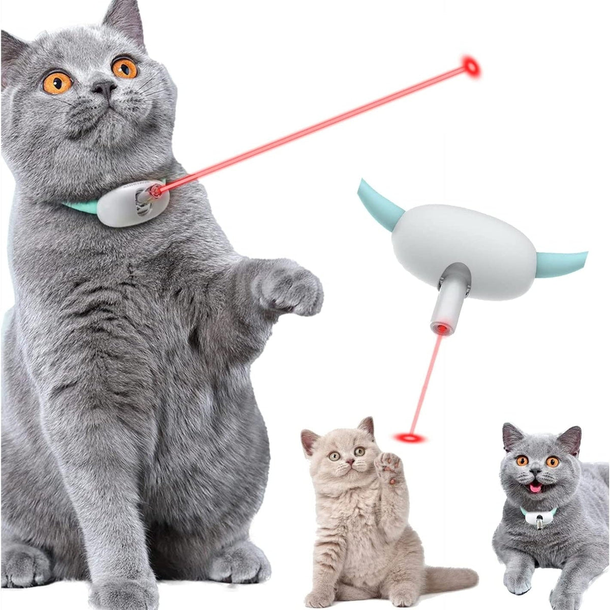 Smart Automatic Laser Cat Toy Collar