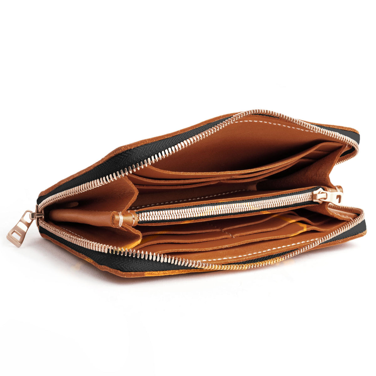 Accordion Zip Wallet