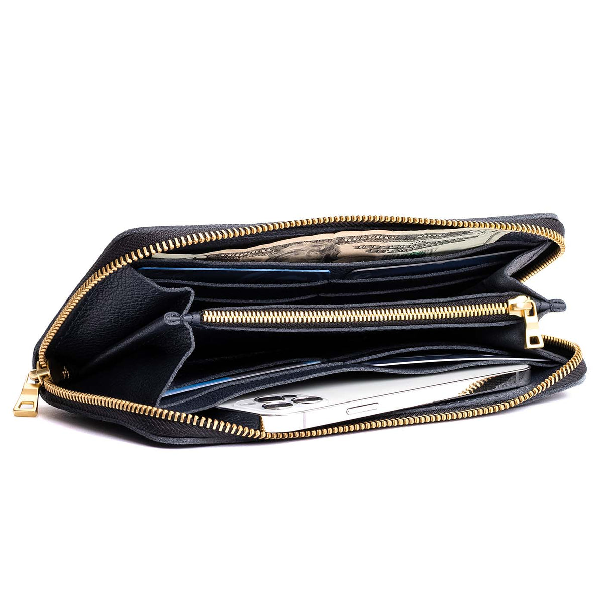 Accordion Zip Wallet