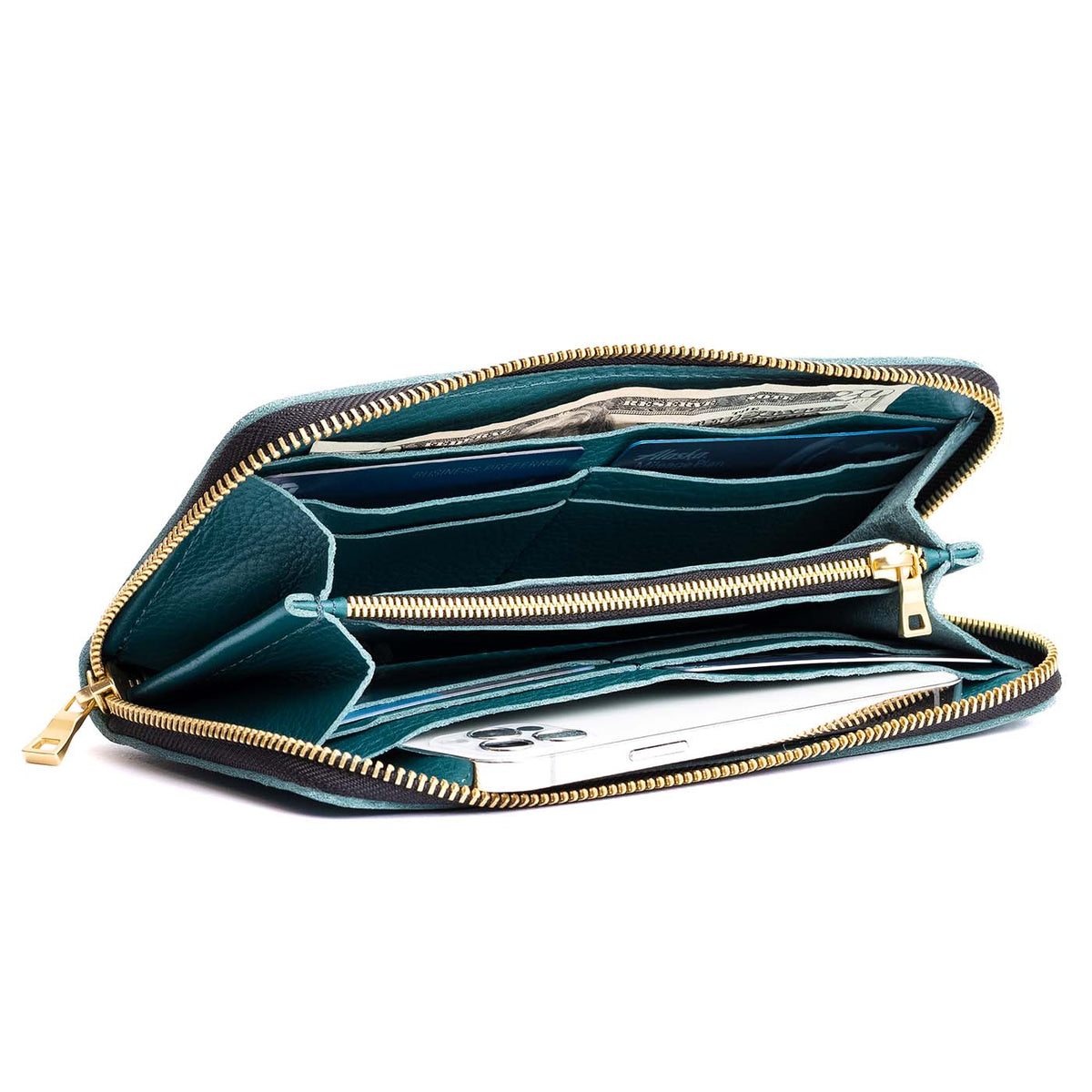 Accordion Zip Wallet
