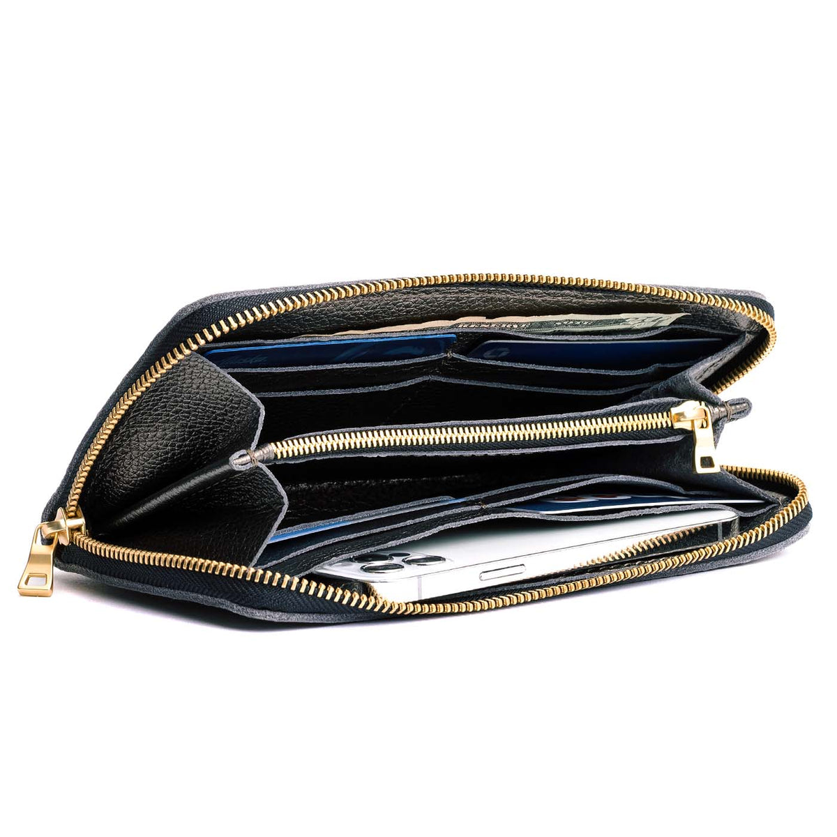Accordion Zip Wallet