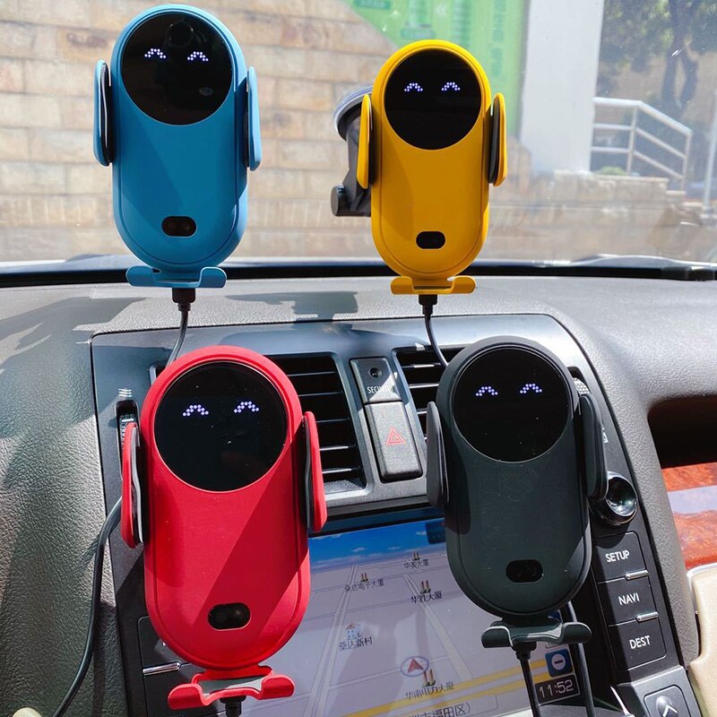 Infrared Induction Wireless Car Charger & Phone Holder