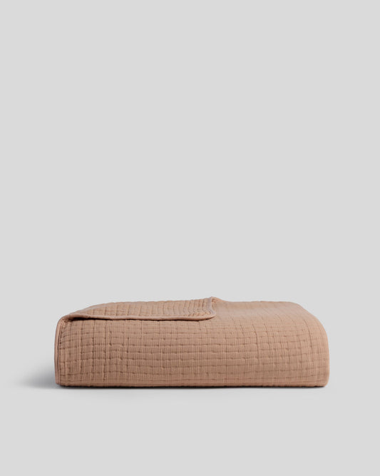 Air Cotton Coverlet - FINAL SALE (Adobe)