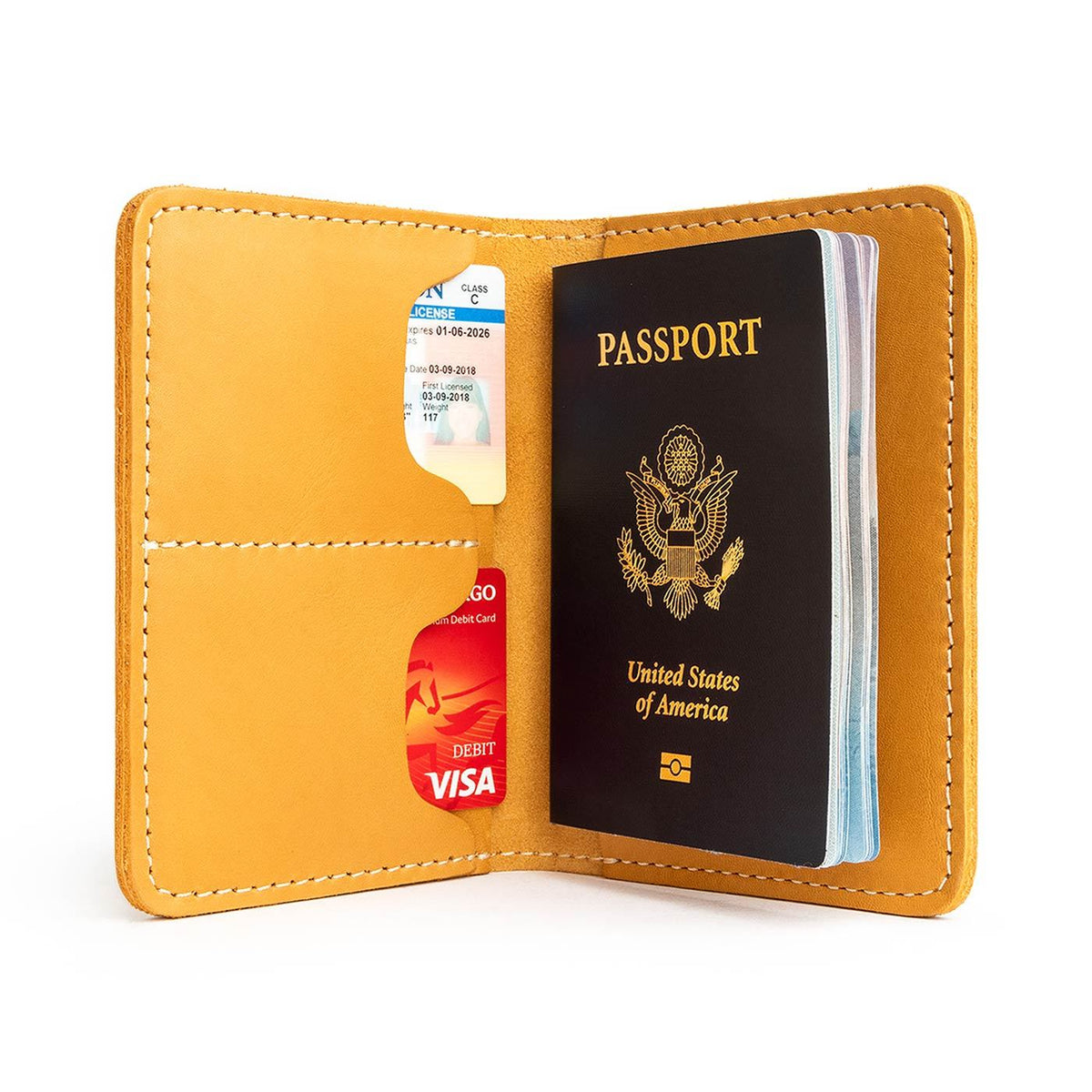 'Almost Perfect' Leather Modern Passport Holder