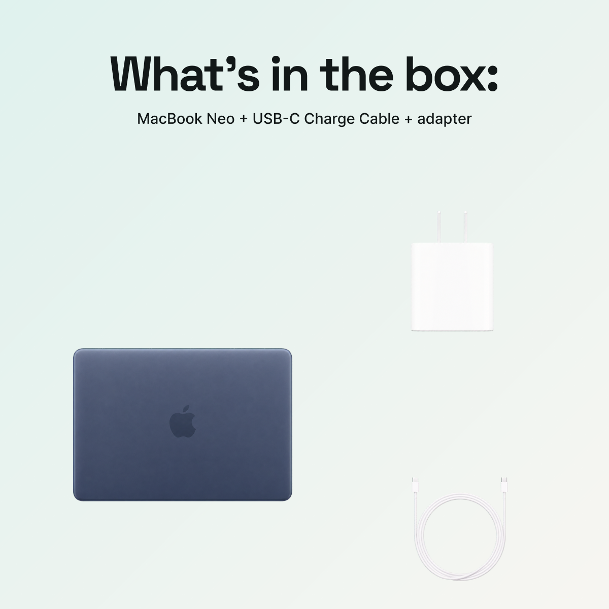 Apple MacBook Neo 13-inch 512GB 8GB RAM A18 Pro 6-Core CPU 5-Core GPU (2026) Indigo