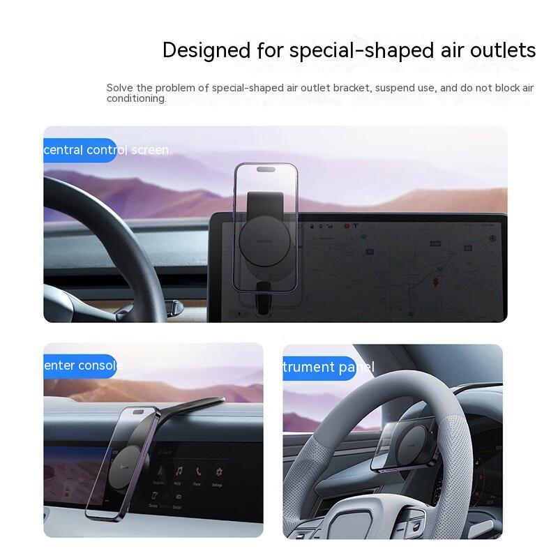 Magnetic Bendable 15W Wireless Car Phone Holder