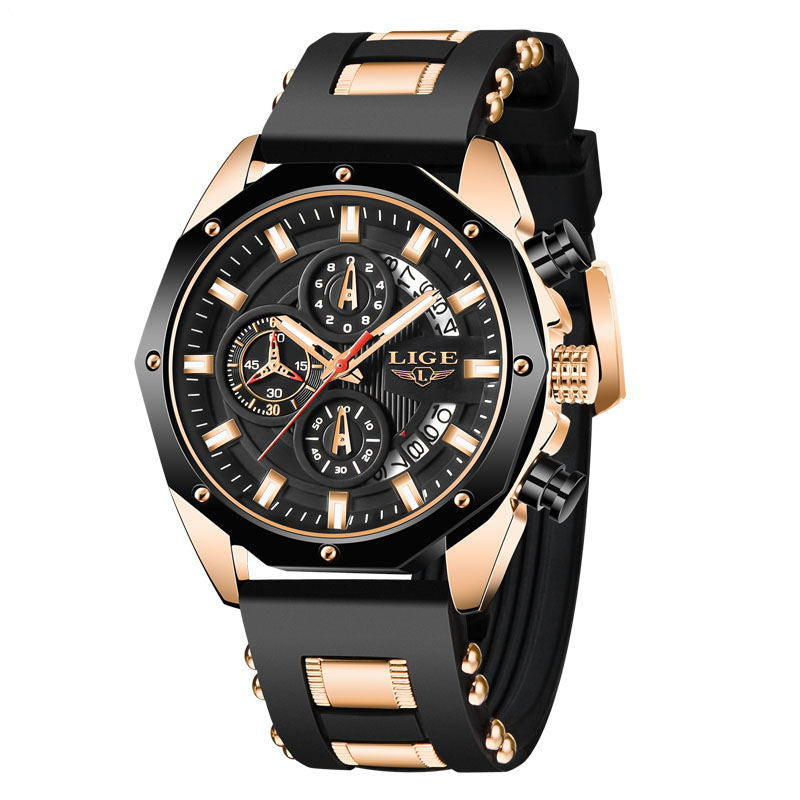 Waterproof Quartz Chronograph Wristwatch