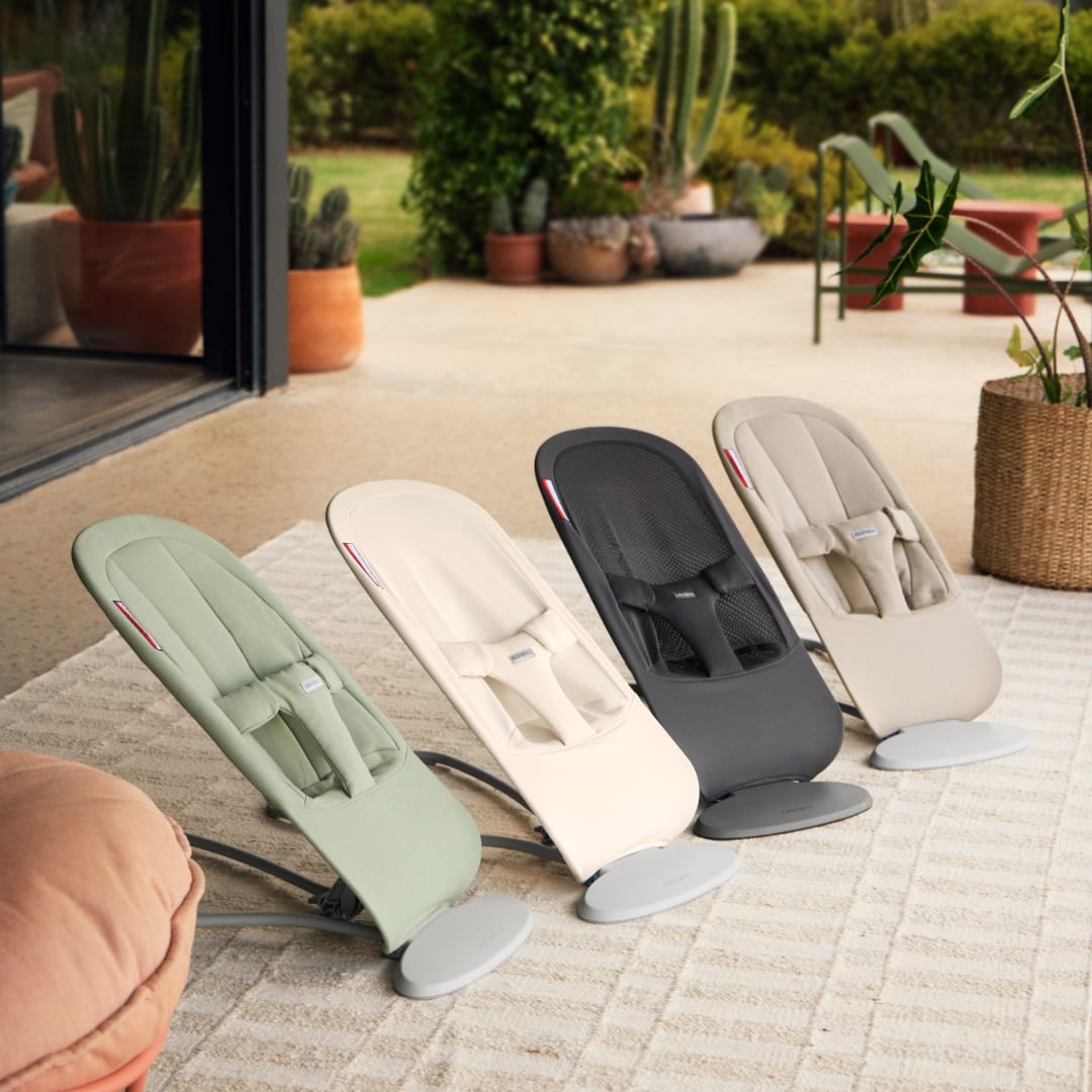 BabyBjörn Bouncer Begin - Woven, Sand Gray