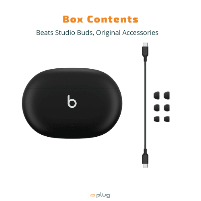 Beats Studio Buds - True Wireless Noise Cancelling Earphones - Black (Brand New)