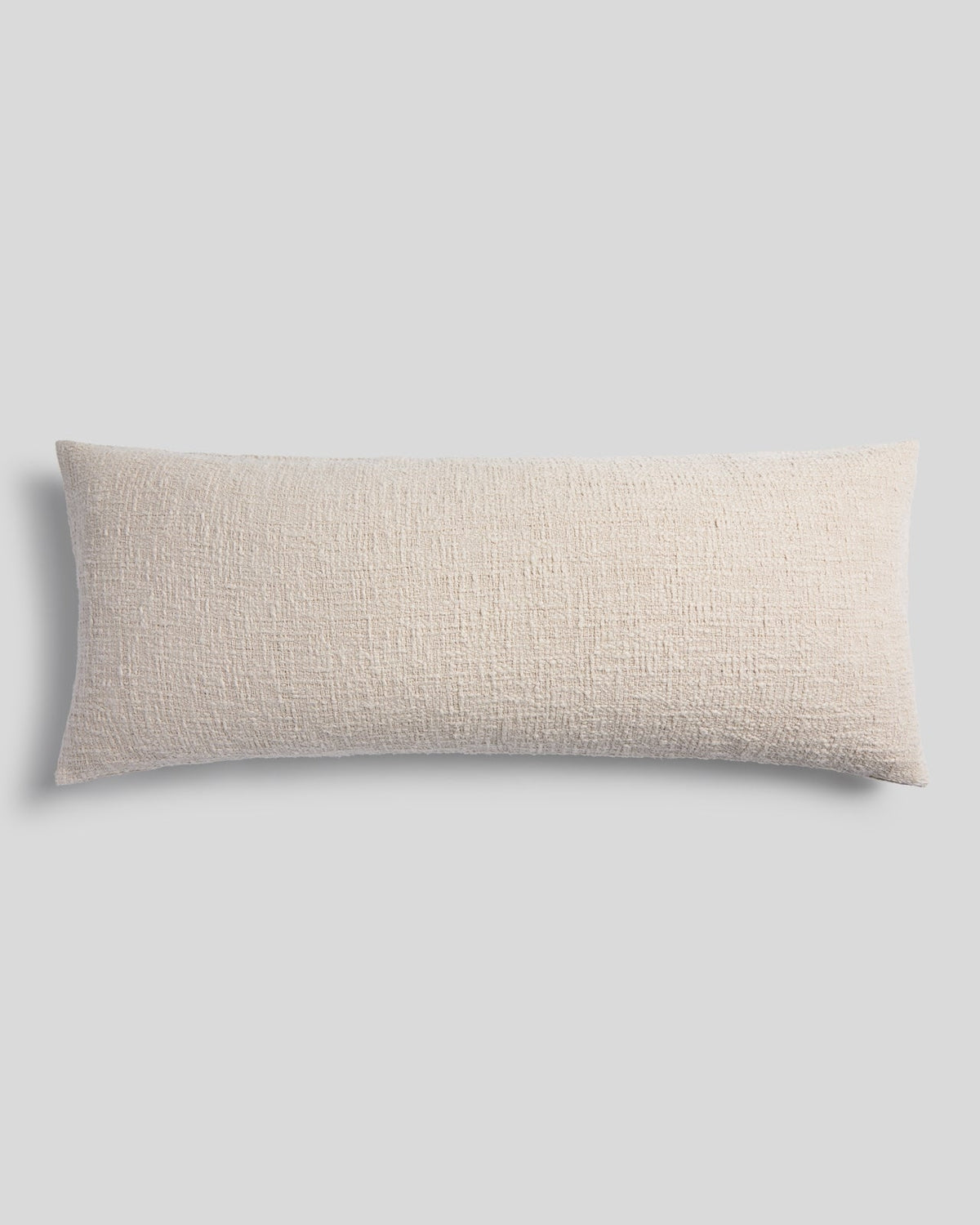 Boucle Lumbar Pillow Cover (Cream)