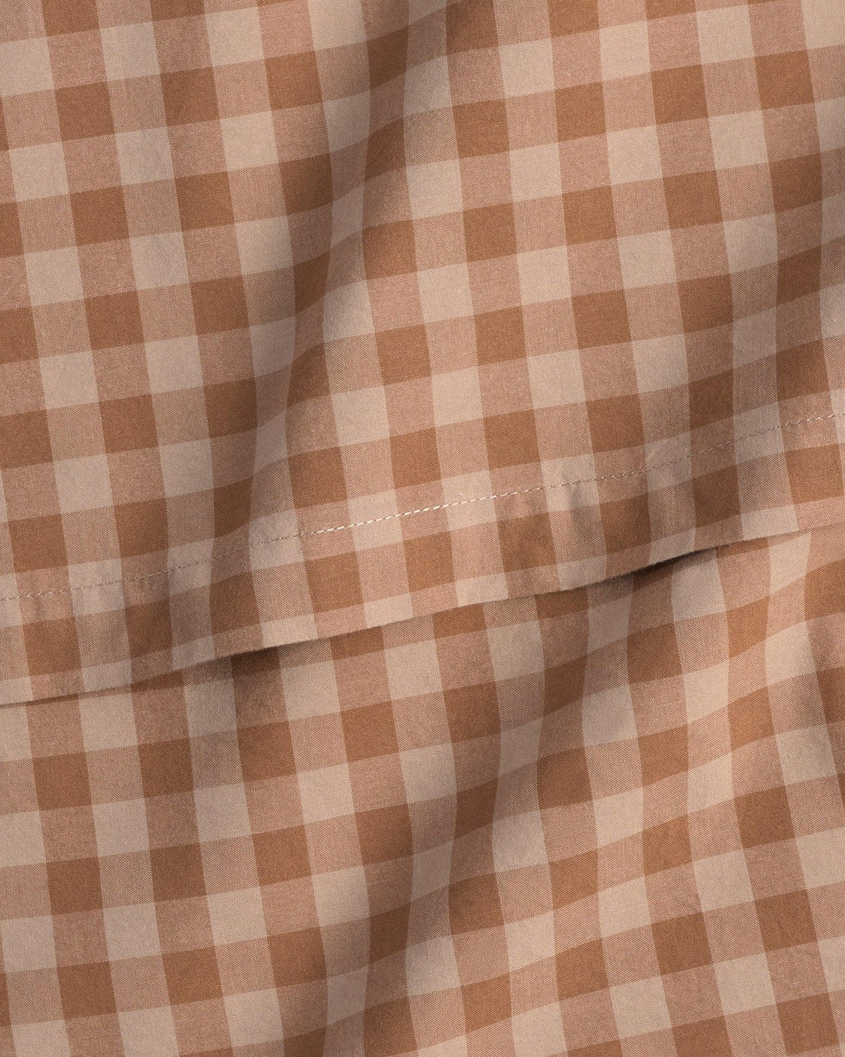 Brushed Cotton Sheet Set - Adobe Check TW/XL