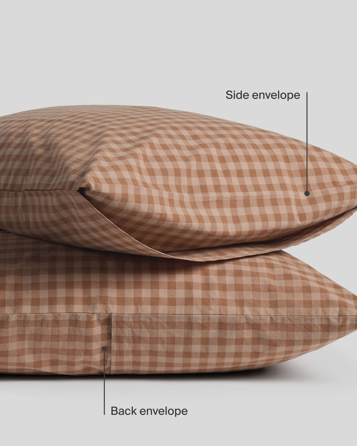 Brushed Cotton Pillowcase Set (Adobe Check)