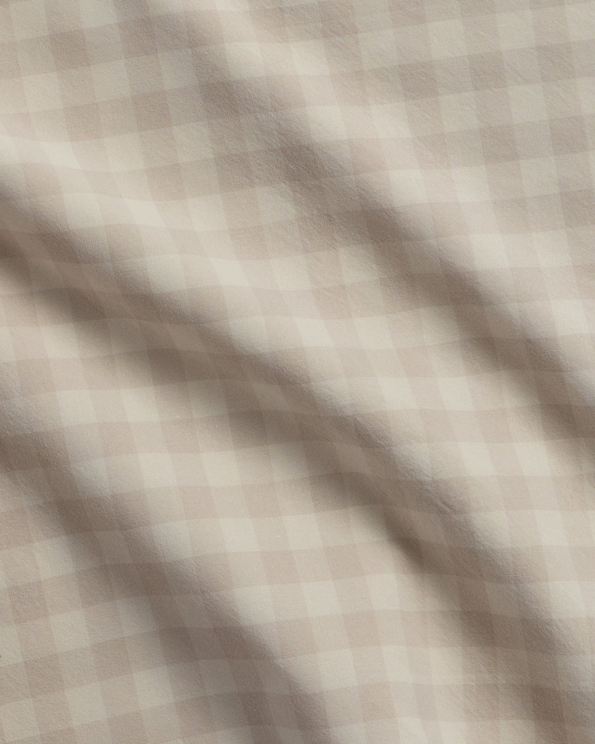 Brushed Cotton Sheet Set - Bone Check TW/XL