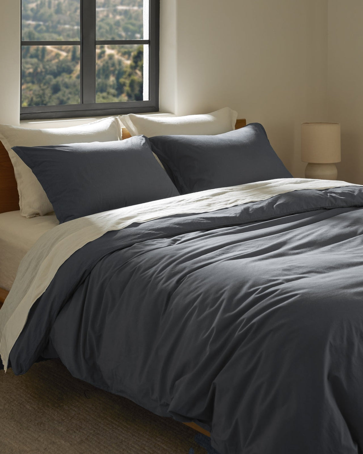 Brushed Cotton Duvet Cover Set - Dusk TW/XL