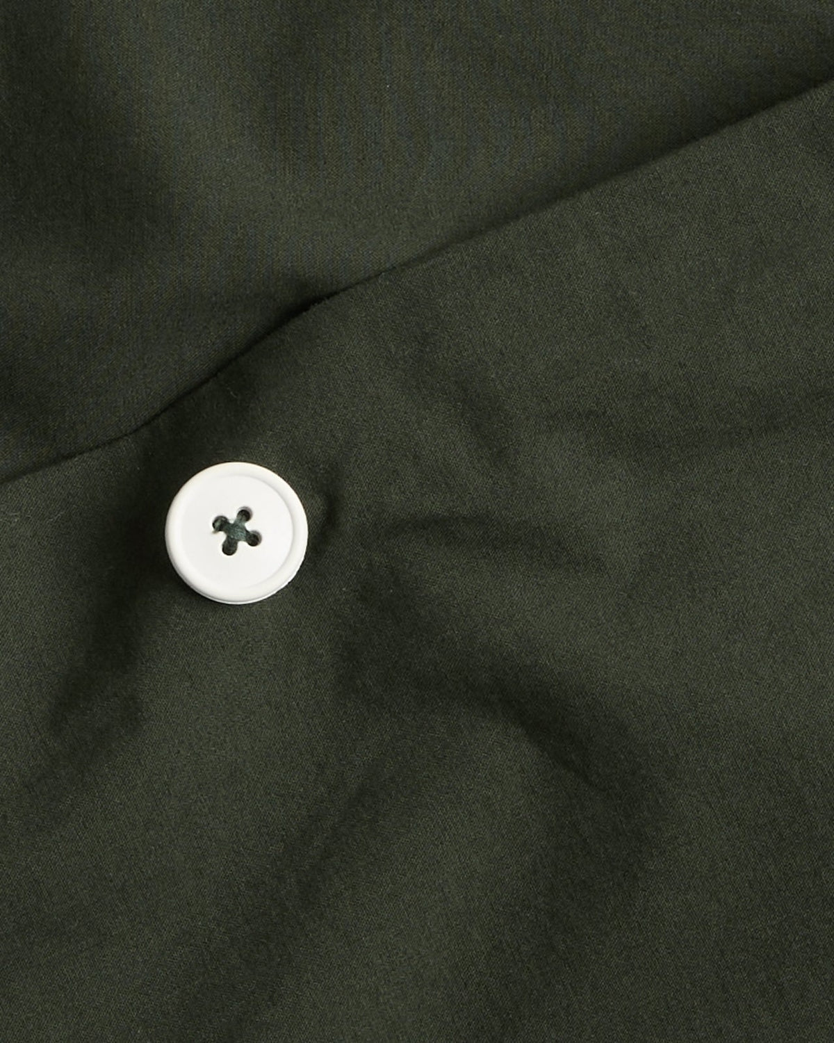 Brushed Cotton Duvet Cover Set - Evergreen TW/XL