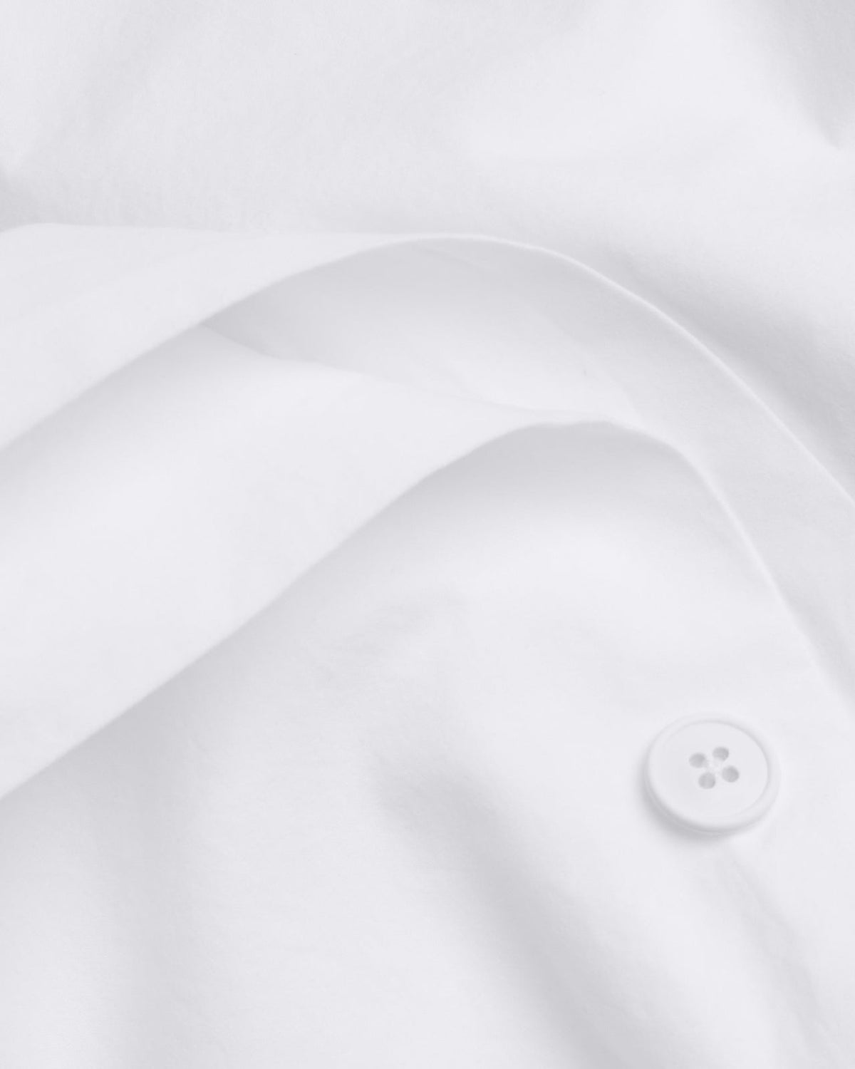 Brushed Cotton Duvet Cover Set - White K/CK