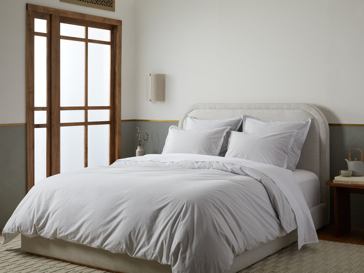 Brushed Cotton Duvet Cover - FINAL SALE (Mist)