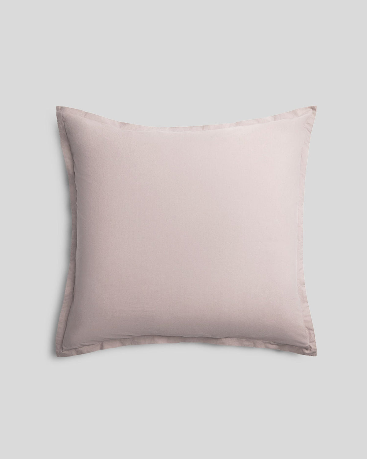 Brushed Cotton Euro Sham (Blush)