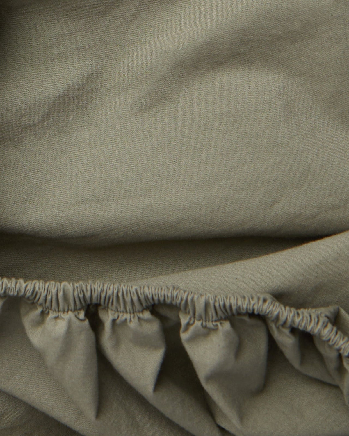 Brushed Cotton Fitted Sheet (Moss)