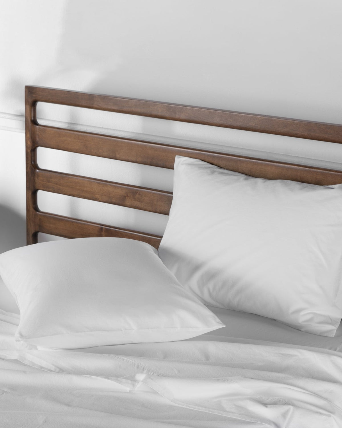 Brushed Cotton Sheet Set - White K/CK