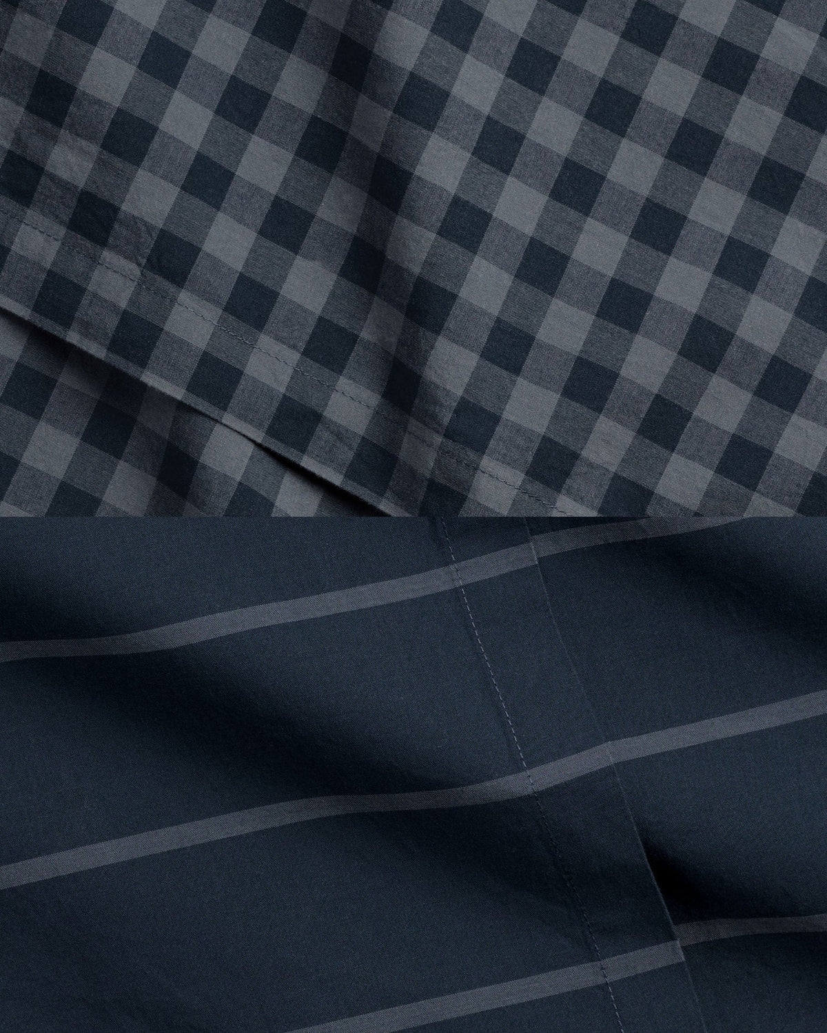 Brushed Cotton Bundle - Dusk Check/Stripe K/CK