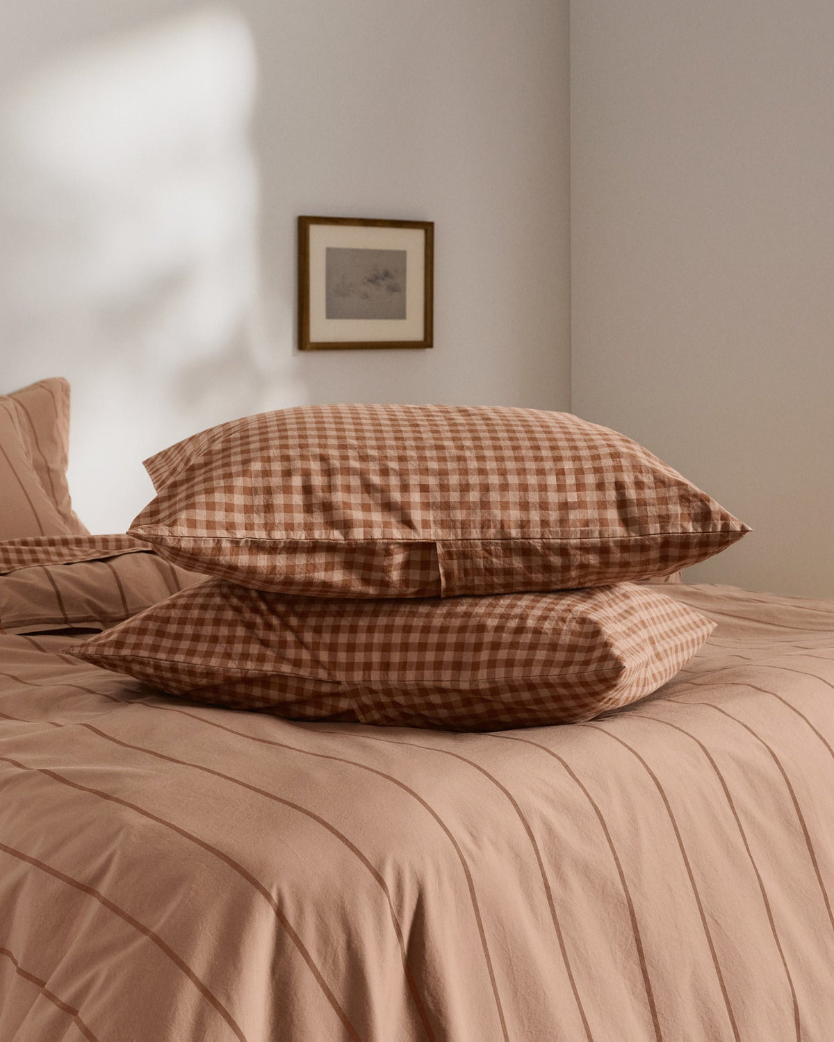 Brushed Cotton Pillowcase Set (Adobe Check)