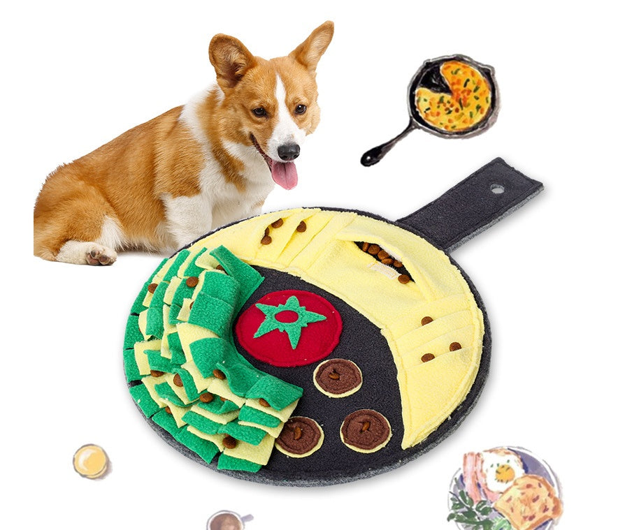 Wok Dish Puzzle Tibetan Food Dog Toy