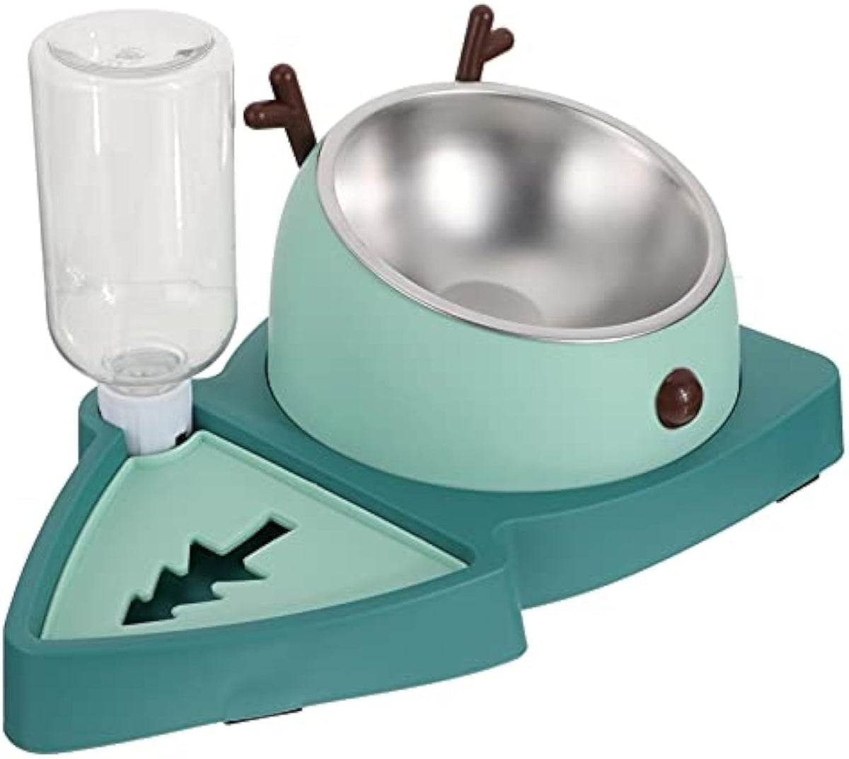 Slow Feeding Pet Bowl with Detachable Water Tray