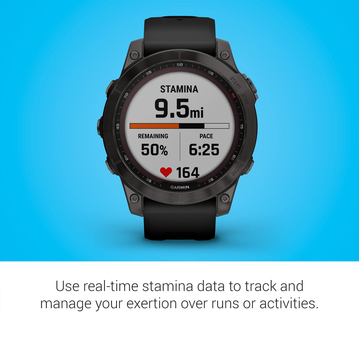 Garmin fenix 7 Solar GPS Smartwatch 47mm - Slate Gray - 010-02540-10