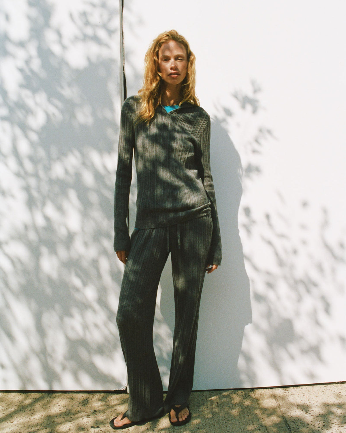 Lightweight Knit Hoodie