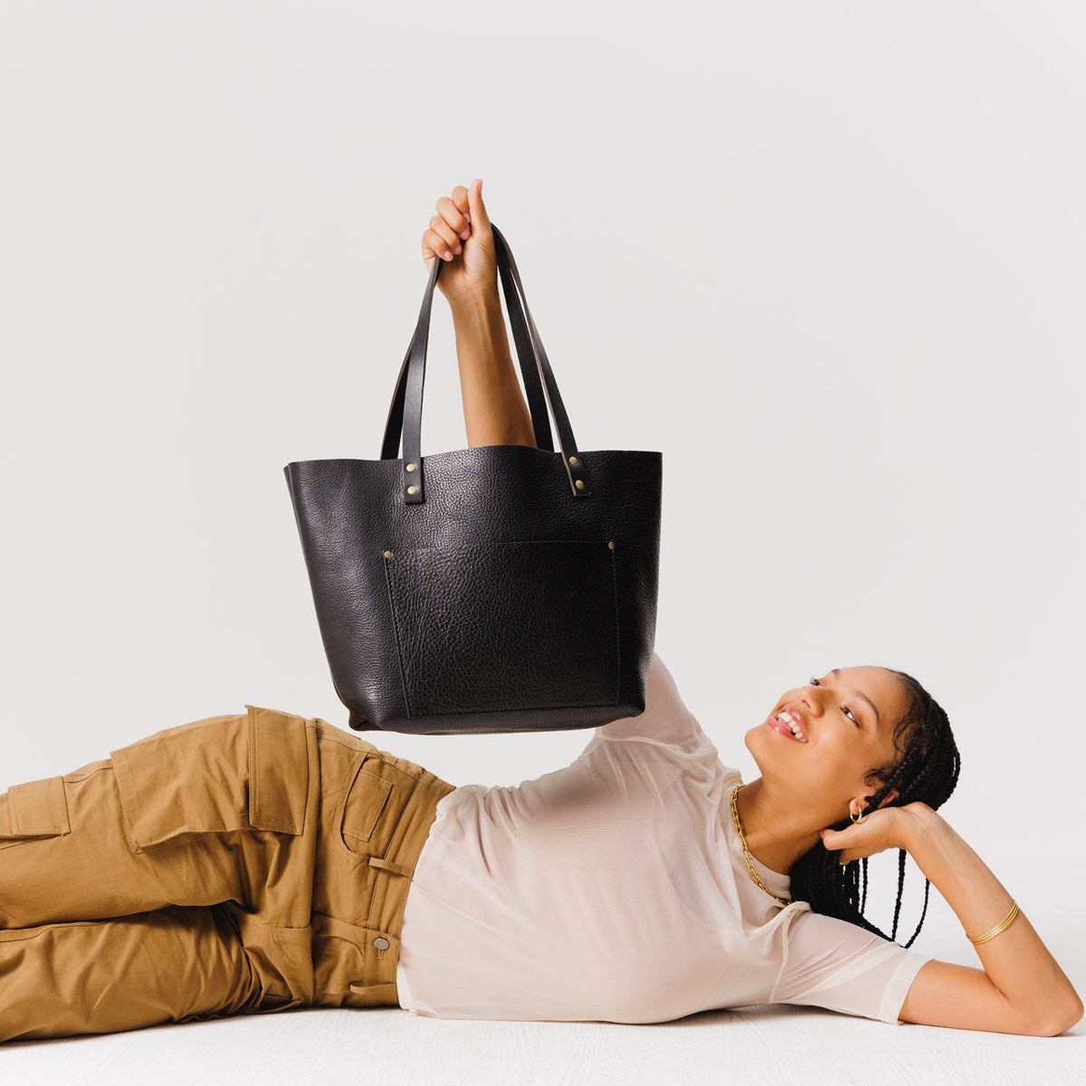 'Almost Perfect' Leather Tote Bag