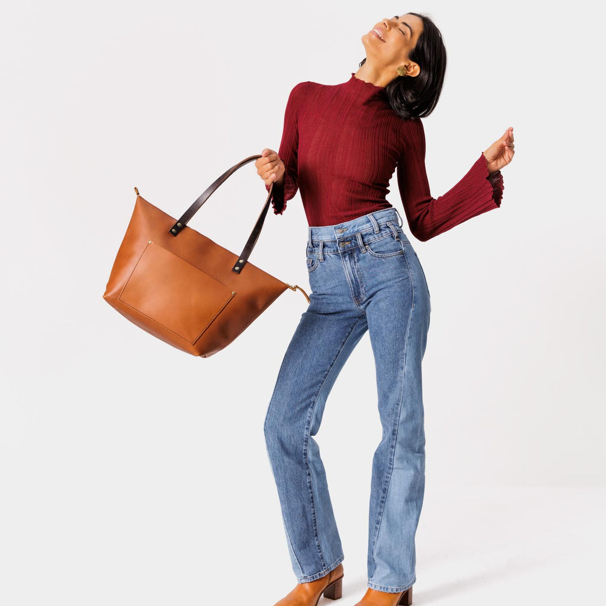'Almost Perfect' Leather Tote Bag