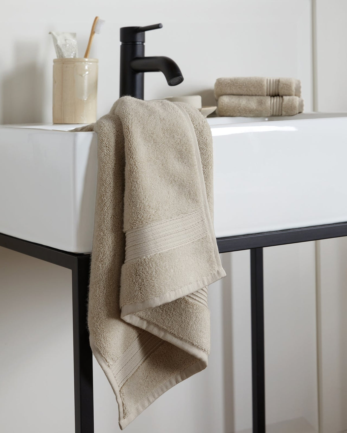 Classic Turkish Cotton Towels (Bone)