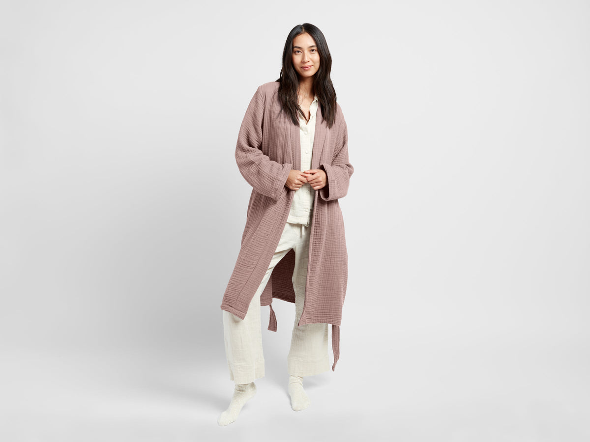 Cloud Cotton Robe - FINAL SALE (Clover)