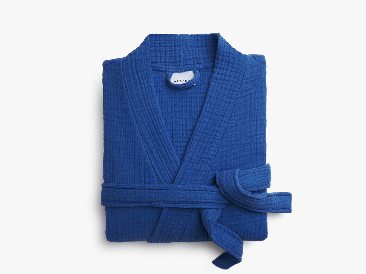 Cloud Cotton Robe - FINAL SALE (Cobalt)