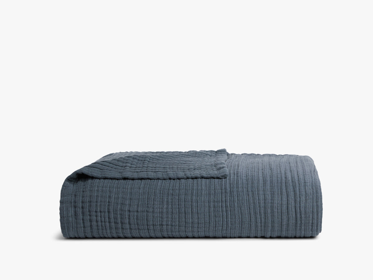 Cloud Linen Gauze Bed Blanket - FINAL SALE (Dusk)