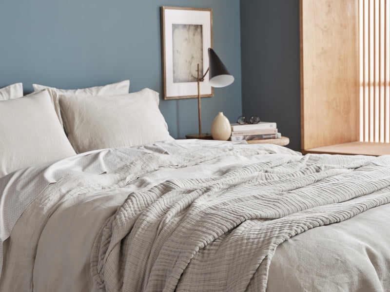 Cloud Linen Gauze Bed Blanket - FINAL SALE (Natural)
